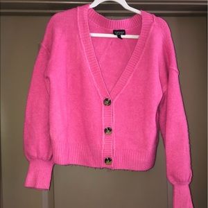 Bright Pink Topshop Sweater!